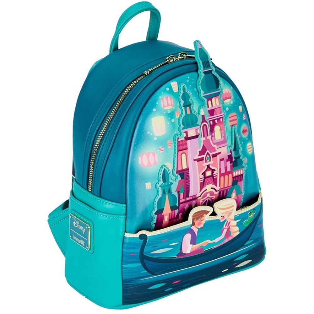 NEW!! Set of Disney’s Tangled Loungefly Mini-backpack & wallet